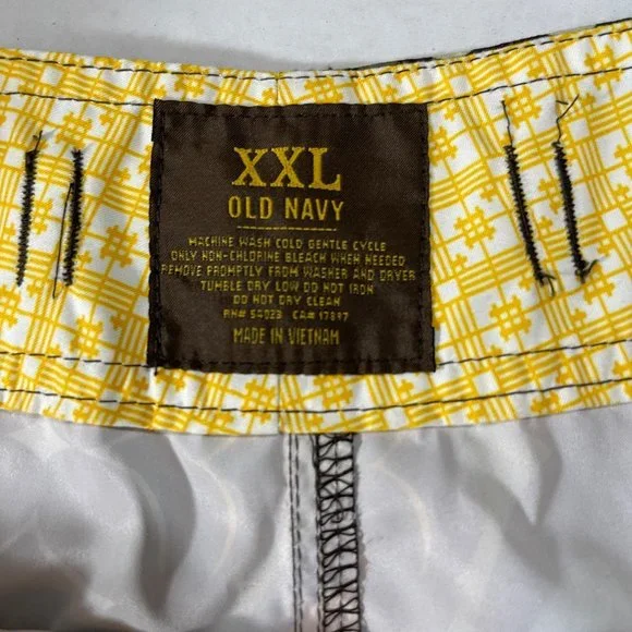 Old Navy Men's Brown Multi Board Short Swim XXL NWT